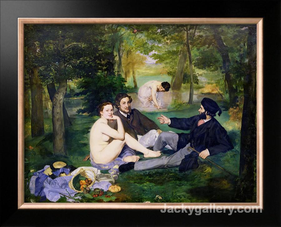 Dejeuner Sur L Herbe by Edouard Manet paintings reproduction